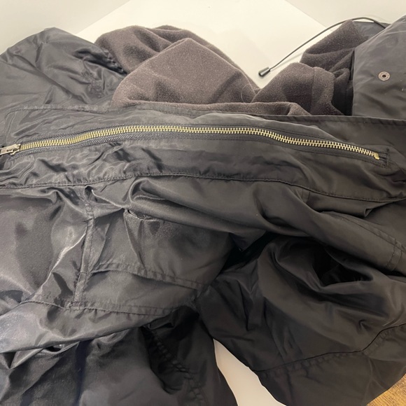 GAP | BLACK HOODED WEATHER RESISTANT UTILITY COAT | SIZE XS - Picture 6 of 10